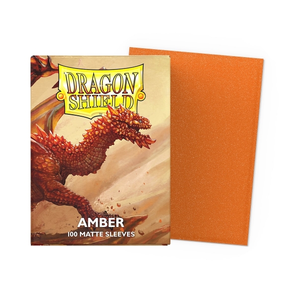 Dragon-Shield-Standard-Sleeves-matte-amber-100-Sleeves